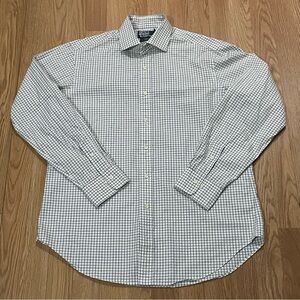 Polo Ralph Lauren Men’s 16x34/35 Long Sleeve Button Down Shirt White Plaid